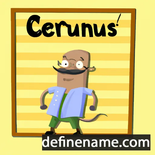 cartoon of the name Celerinus