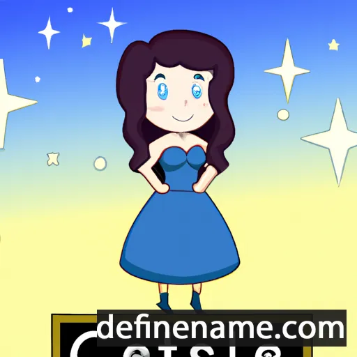 cartoon of the name Celest