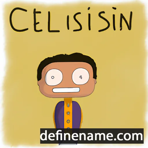 cartoon of the name Celestín