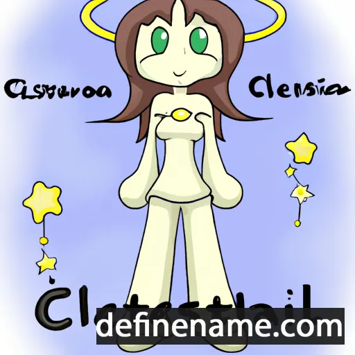 cartoon of the name Celestial