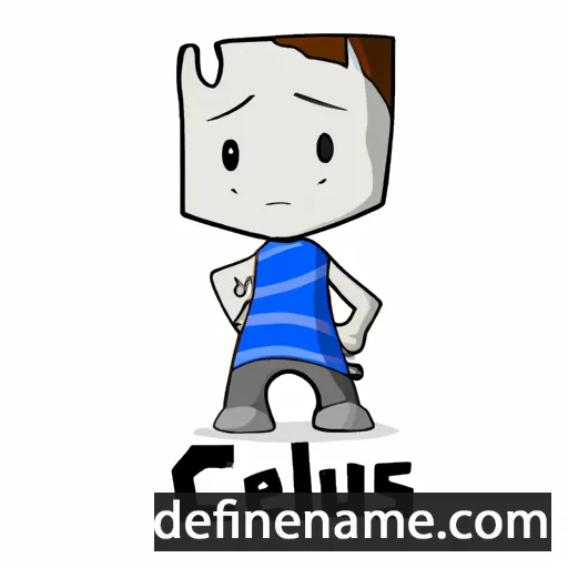 cartoon of the name Celeus