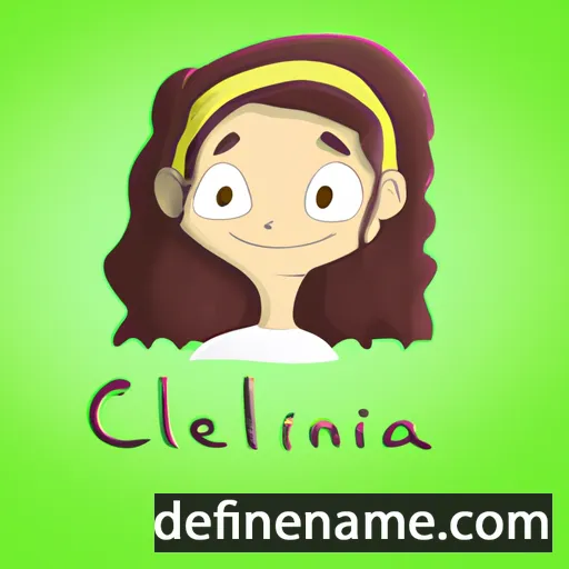 cartoon of the name Celina