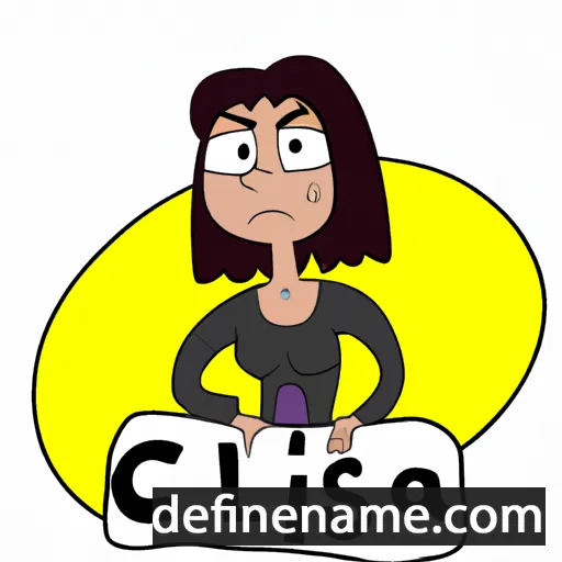 cartoon of the name Celsa