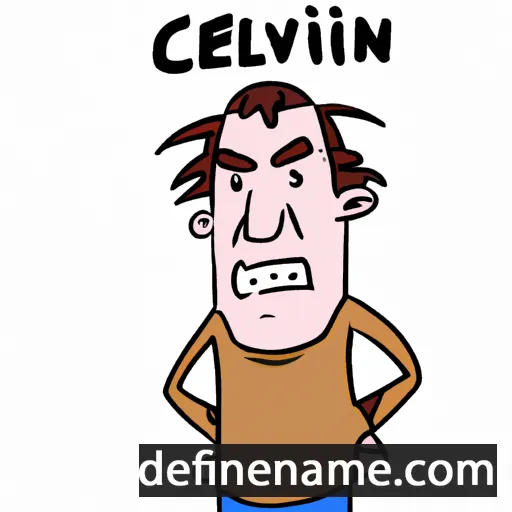 Celvin cartoon