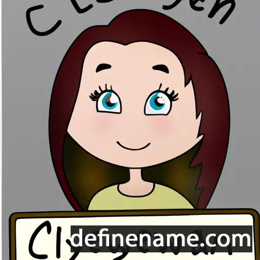 cartoon of the name Celynwen