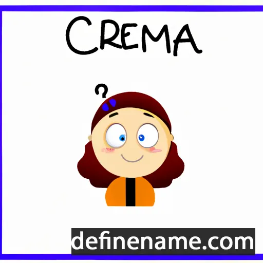 cartoon of the name Cemira