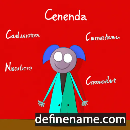 cartoon of the name Cendroseta