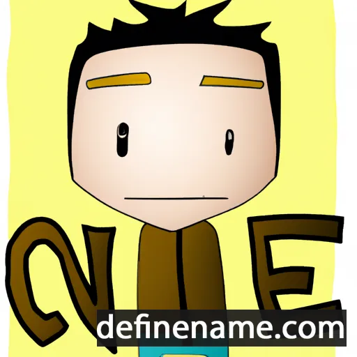 cartoon of the name Cene