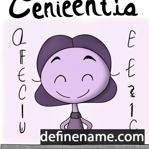 cartoon of the name Cenerina