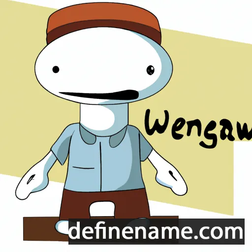 cartoon of the name Cengawer