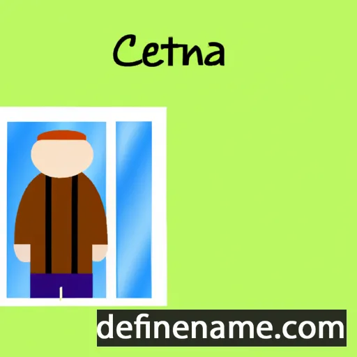 cartoon of the name Centa