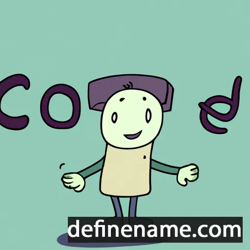 cartoon of the name Ceol