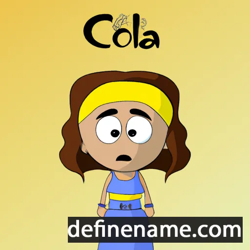 cartoon of the name Ceola