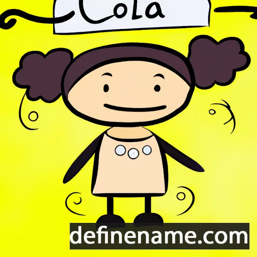 cartoon of the name Ceola