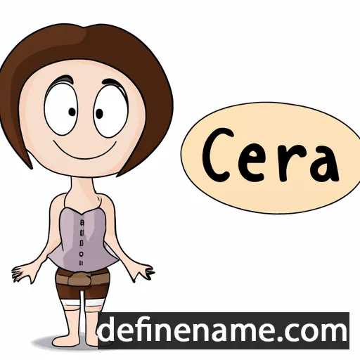 cartoon of the name Cera