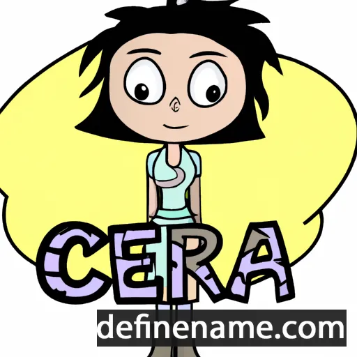 cartoon of the name Cera