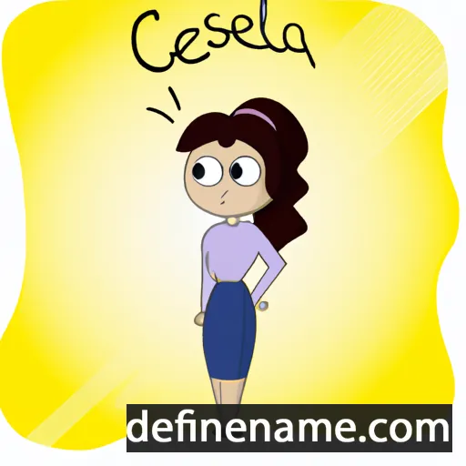 cartoon of the name Cerasela