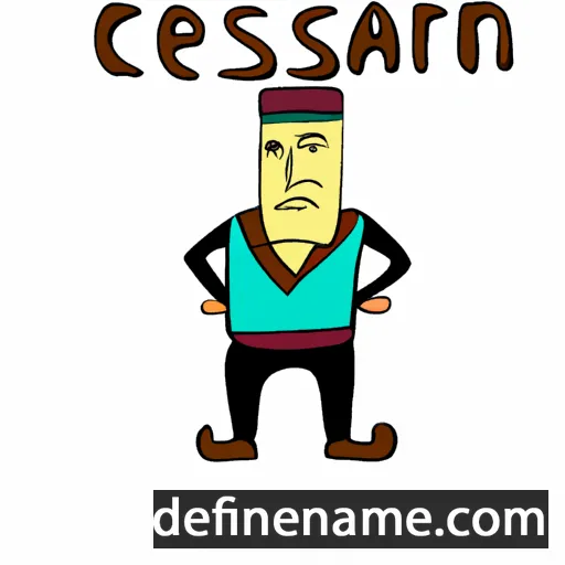 cartoon of the name Ceraslan