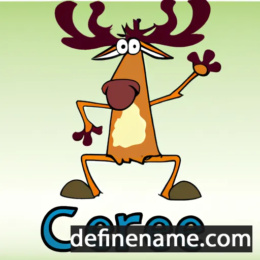 cartoon of the name Cerf