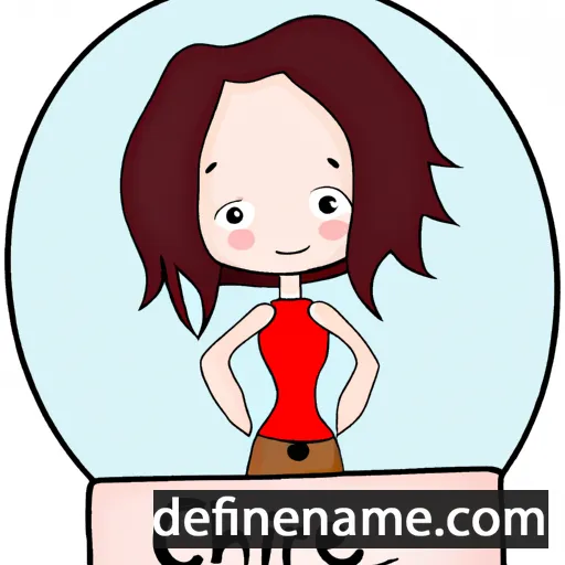 cartoon of the name Cerrie