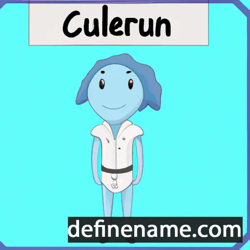 cartoon of the name Cerulean