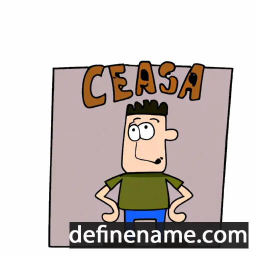 Cesar cartoon