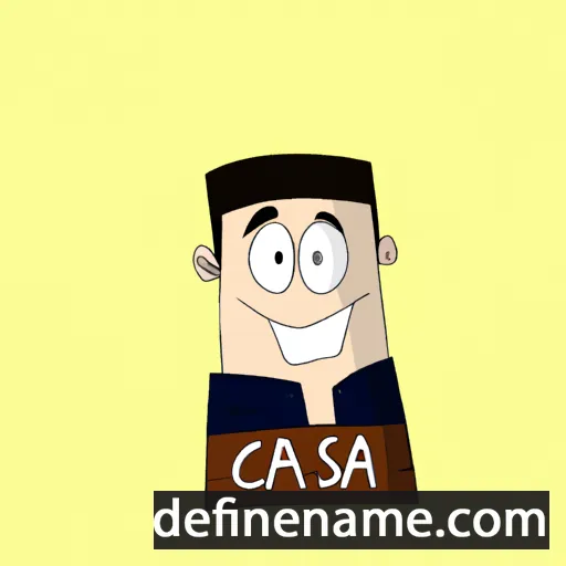 cartoon of the name Cesara