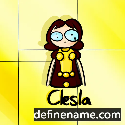 cartoon of the name Ceselha