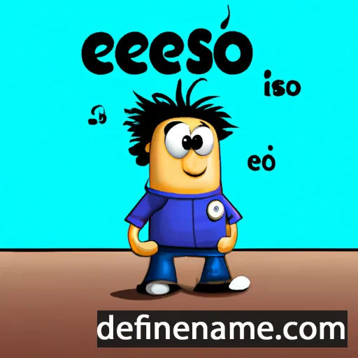 cartoon of the name Cesito