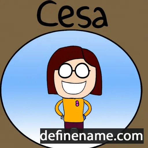 cartoon of the name Cessa