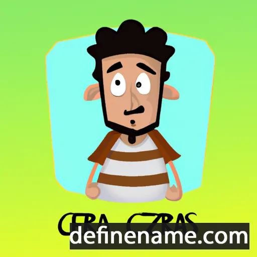 cartoon of the name Cezaras