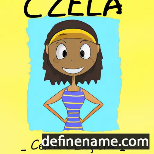 Cezelia cartoon