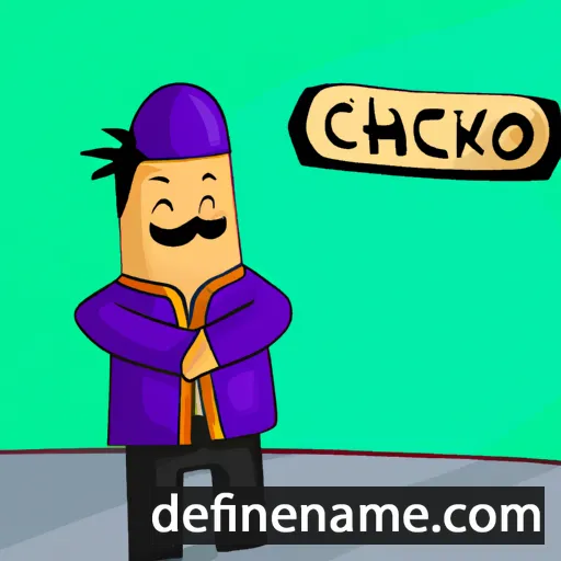 Chaćko cartoon