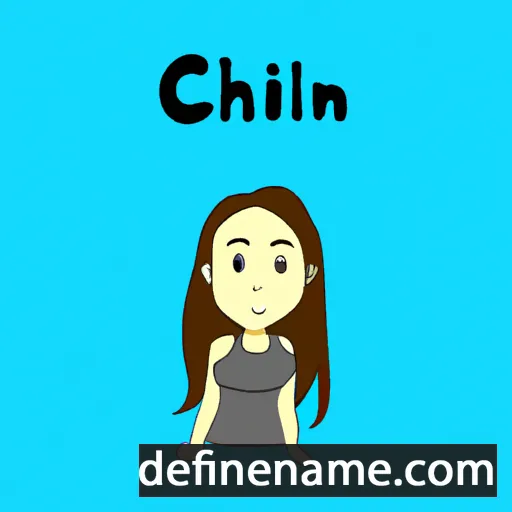 cartoon of the name Chae-lin