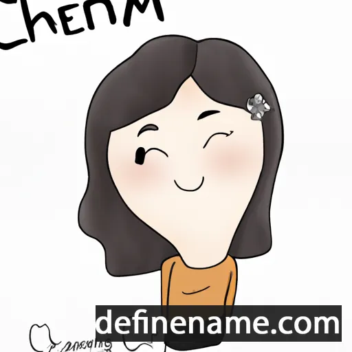 cartoon of the name Chae-rim