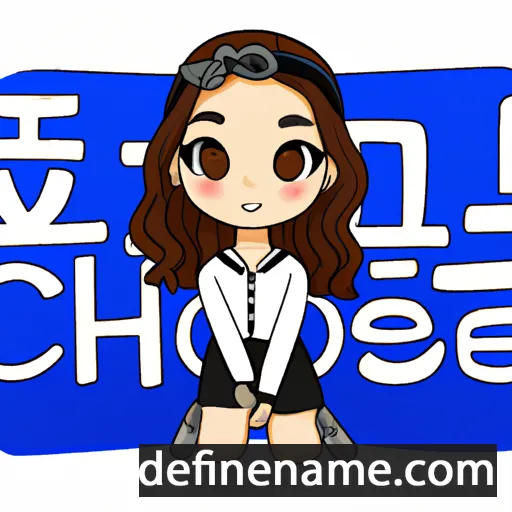 cartoon of the name Chae-soo