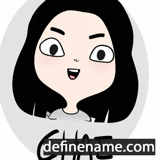 cartoon of the name Chae