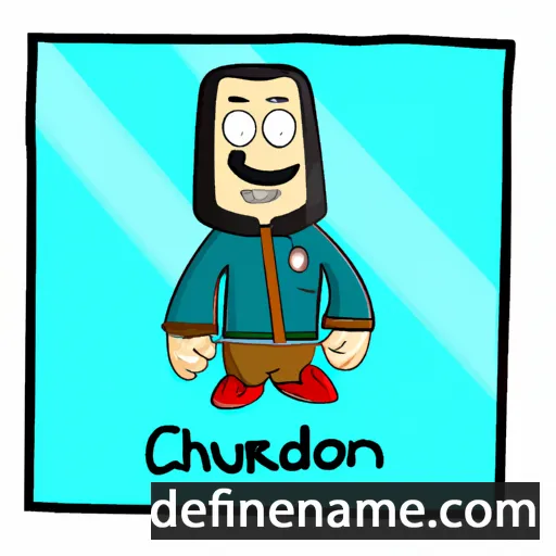 cartoon of the name Chaerudin