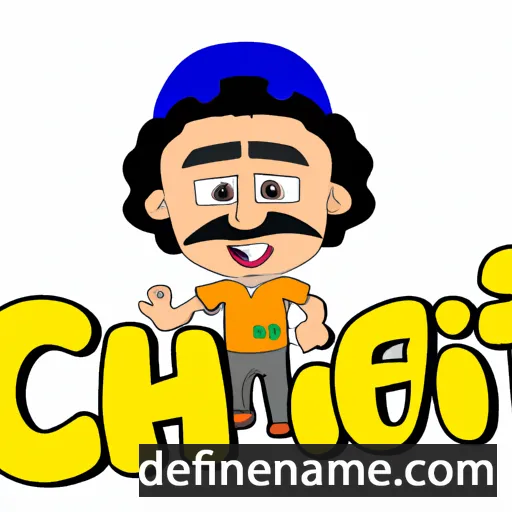 cartoon of the name Chafiq