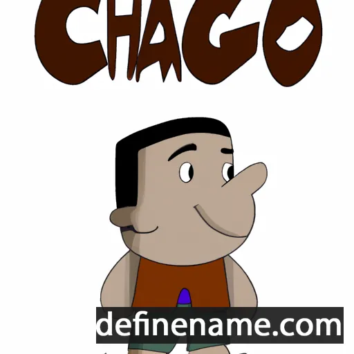 cartoon of the name Chago