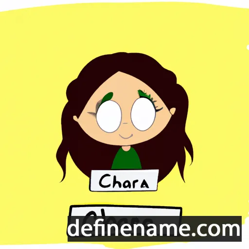 cartoon of the name Chahira