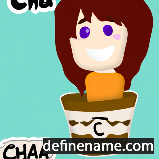 cartoon of the name Chai