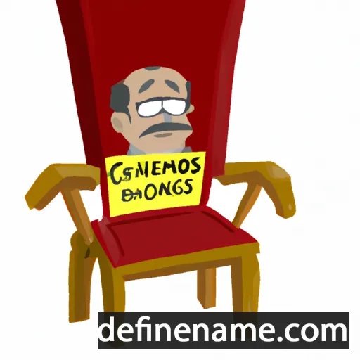 Chairedemos cartoon