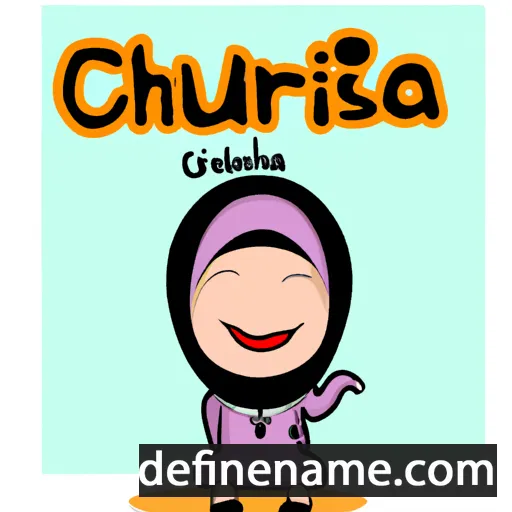 Chairunisa cartoon