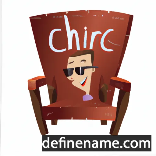 cartoon of the name Chaise