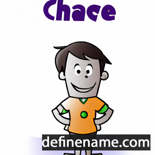 cartoon of the name Chaje