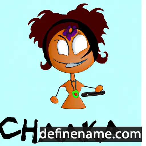 cartoon of the name Chaka