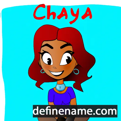 cartoon of the name Chakaya