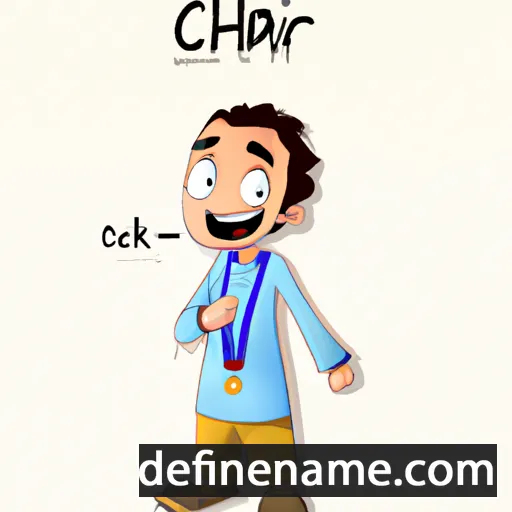 cartoon of the name Chakir