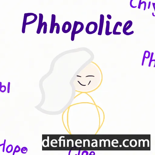 cartoon of the name Chalciope